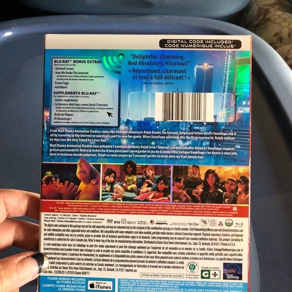 dvd  wreck-It Ralph blue ray - Picture 3 of 3